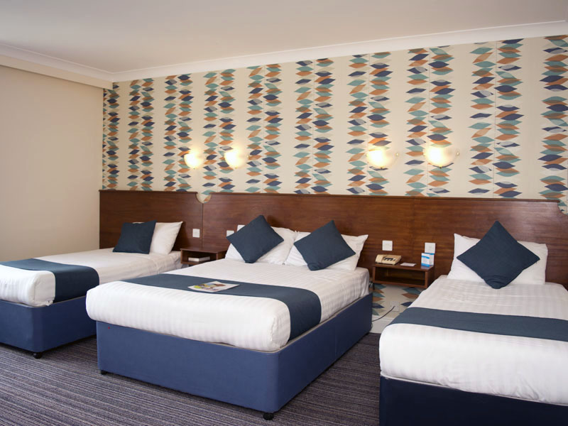 TLH Victoria Hotel, Torquay, Family Room for 4 People