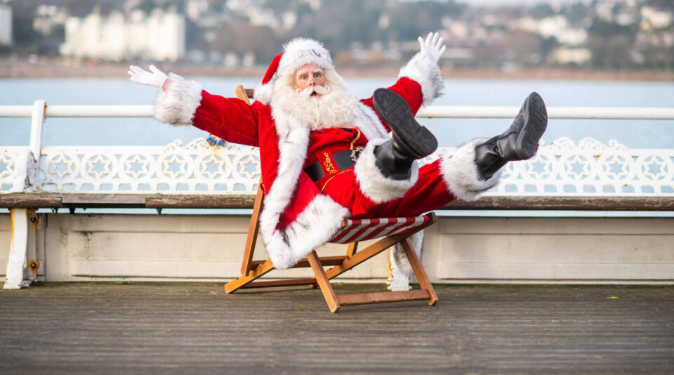 Santa on Torquay Pier