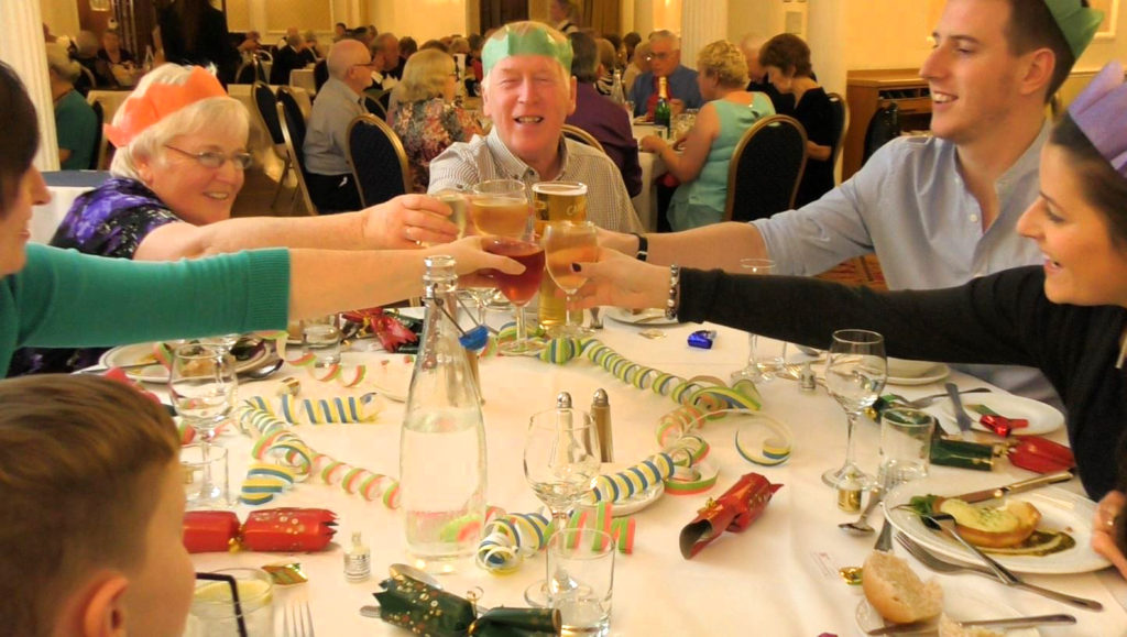 Family Christmas dinner in the TLH Victoria HOtel